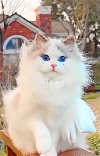The Most Beautiful Angel Cat You've Ever Seen! 😻✨