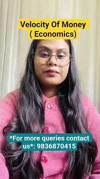 Velocity of Money Explained: How Fast Money Circulates in an Economy | Economics #Macroeconomics