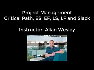MGTS 352 - Project Management - Part 3 - CP, ES, EF, LS, LF and Slack