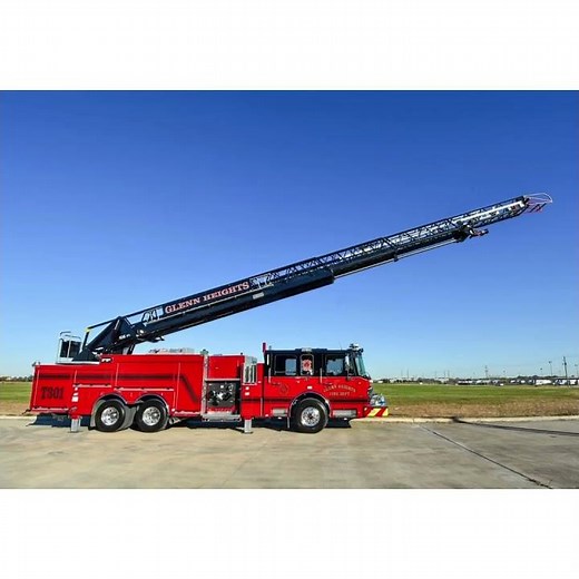 Glenn Heights TX FD Upgrades with Spartan ER 105' Aerial Ladder Quint 🚒🔥