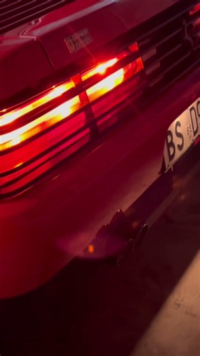 Ferrari 348 TS cold start