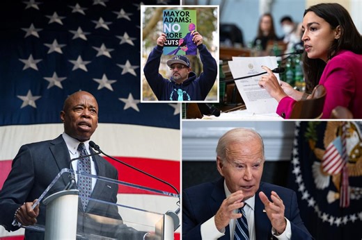 AOC agrees Biden failing NYC on migrant crisis but wants to ‘check the math’ on Adams’ budget cuts
