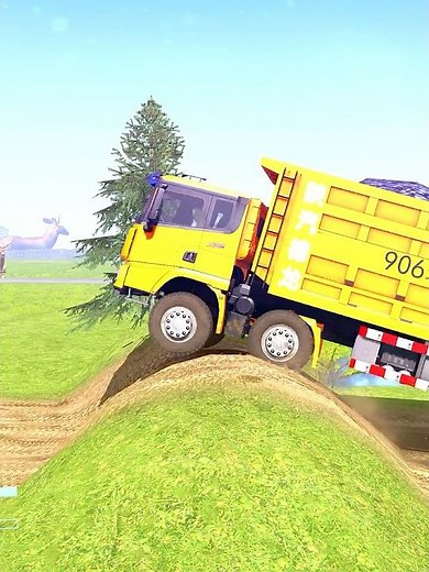 Spintires: MudRunner -SHACMAN DELONG X3000 Towing a Truck on a Snowy Road Ep 596
