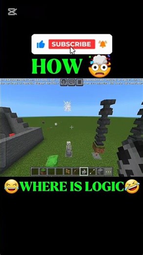 "Minecraft Logic 🤯🤣 | #Minecraft #shorts