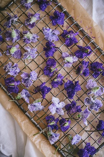 How to Make Candied Violets (Sugared Violets Recipe) | Fare Isle