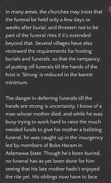 THE IGBO AND FUNERALS 2