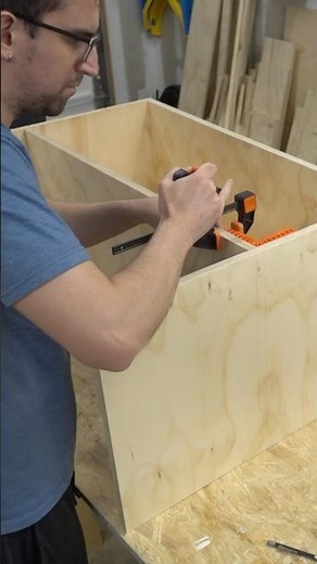 build a cabinet base from scratch, custom cabinetry #woodworking #homeimprovement #shorts