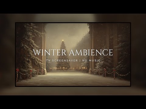 TV Screensaver | Wintertime Elegance: 3 Hours of Cozy Christmas Ambience for Holiday Relaxation