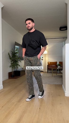 How to style camo pants. #menstyle #menswear #styletips