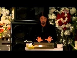 Dave Grohl at the Memorial Service and Celebration of Lemmy Kilmeister
