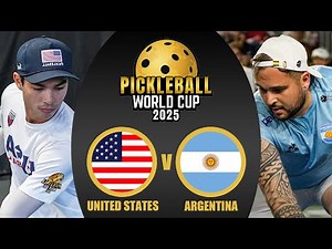 USA vs Argentina | Pickleball World Cup 2025 Highlights | Coach Kyle Yates Leads Team USA