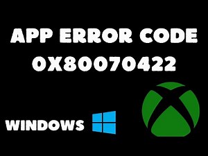 Xbox app erro 0x80070422 como resolver? #xbox #windows