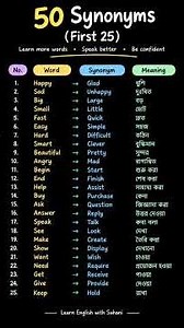 25 Easy Synonyms to Improve Your English Vocabulary | Speak English Naturally 🇺🇸