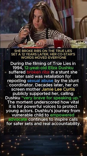 She Broke Ribs on the True Lies Set at 12 – Years Later, Her Co-Star's Words Moved Everyone