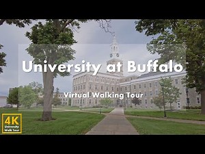 University at Buffalo (South Campus) - Virtual Walking Tour [4k 60fps]