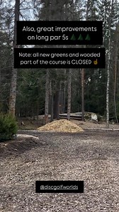 58K views · 366 reactions | Jussi Meresmaa on Instagram: "New green on hole 1 at Tampere disc golf center" & "Improvements on long par5s". 82 days to tee off at the 2025 PDGA Pro Worlds in Finland!  | Disc Golf Fanatic | Facebook