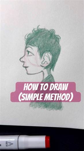 How to draw a simple character from scratch (step by step tutorial). #art #drawing #howtodraw
