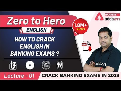 How to Crack English Section in Banking Exams 2024 | Adda247 Banking Classes | Lec-1