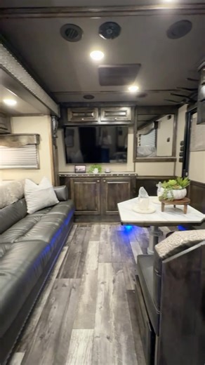 44 reactions | HORSE TRAILER GOALS. Step into the custom Outlaw with a XL TV, cozy wrap-around dinette, roomy sofa, full kitchen, and a bathroom with all the storage you could need. Perfect for long hauls, rodeos, or just making the road feel like home. #HorseTrailerGoals #HomeAwayFromHome #LuxuryHorseTrailer #rodeo #home #design #luxury #travel | Outlaw Conversions | Facebook