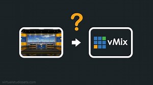 How do I get my virtual set into vMix?