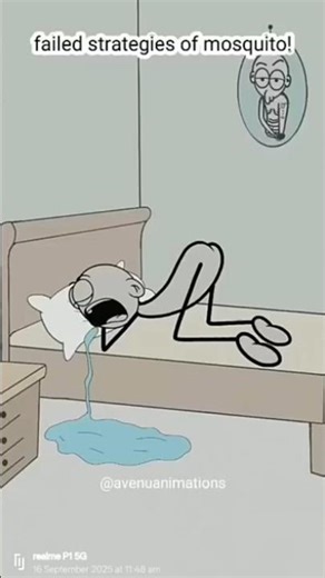 failed strategies of predator mosquito!🤣 (best animation memes)#shorts