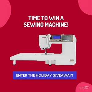 1.3K views · 488 reactions | Win a free Janome 4120 QDC Sewing Machine!  This five star sewing machine is valued at $699 and could be yours for FREE! ⭐ It could be the perfect gift this holiday season ~ for yourself or for a friend! | Madam Sew | Facebook