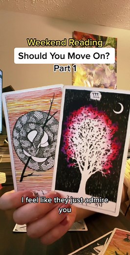 Weekend Reading 🙏🏽❤️⏱️ Should You Move On? Part 1 #tarot #lovereading #tarotreading #tarotcards