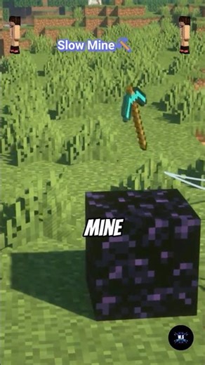 What’s the Slowest Way to Mine Obsidian Insane Results #minecraft #shorts