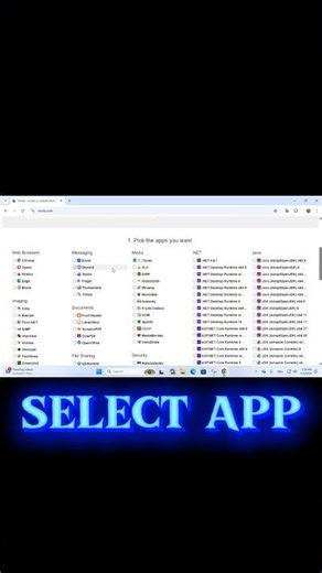 Microsoft windows Install multiple apps at once . #shorts #microsoft