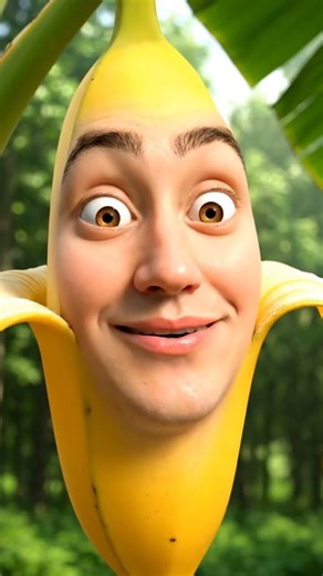 Banana Eats Banana?! 🍌😂 Hyperreal Funny Animation #asmr #relaxing