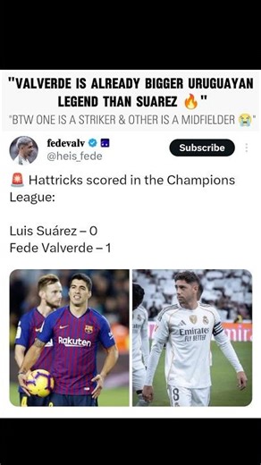 Still Barca fans calling him road runner 😛 #valverde #suarez #uruguay #realmadrid #viral #trending