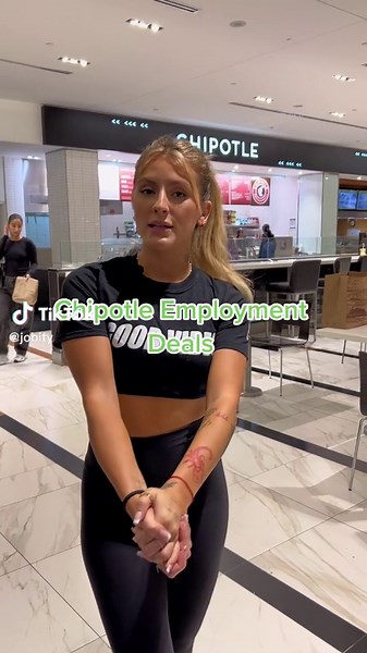 The perks of working at chipotle, apply on the Jobify app. #educationalscholarship #scholarship #mentalhealth #chipotle #jobsforteens