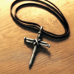 Three Nail Cross Pendant Necklace - Personalized Christian Gift for Him - Faith Keepsake - Easter Gift - Etsy