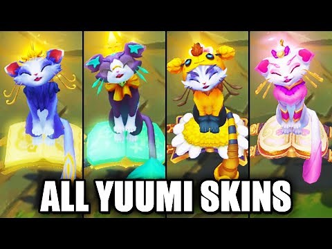 All Yuumi Skins Spotlight (League of Legends)