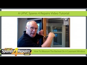 Measuring The Backset Of A Upvc Window Lock
