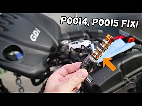 HYUNDAI SANTA FE CHECK ENGINE LIGHT CODE P0014 P0015 CAMSHAFT