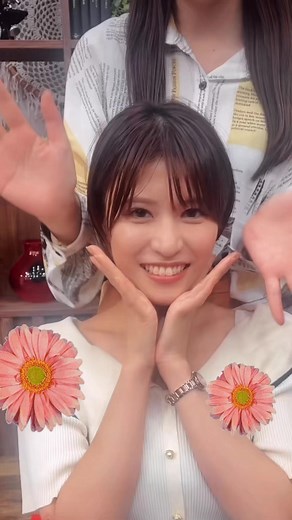 岡田桃佳と中嶋空: テレQの新しい公式アカウント1本目