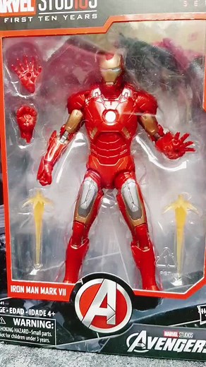 IRON MAN MARK 7#marvel #fypシ #ironman #coleccion #shfiguarts