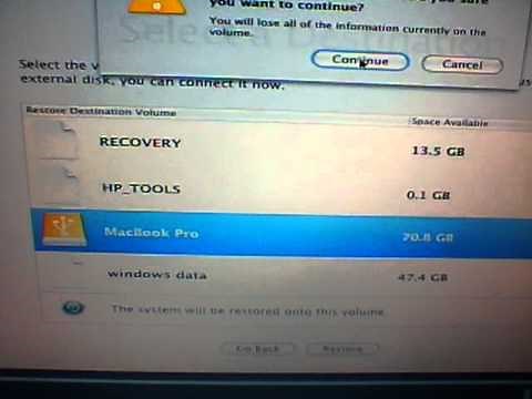 How To Restore Mac OS X 10.5.8 From Time Machine