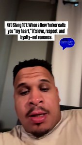 NYC Slang 101: When a New Yorker calls you “my heart,” it’s love, respect, and loyalty—not romance. It means you’re locked in, family vibes only. What phrase should we translate next? 🗽💙 #NYC #NewYorkCity #OnlyInNYC #NYCLife #NYCulture #NYCSlang #NYCLingo #StreetCulture #UrbanCulture #NYCCommunity #NYCStories #CityLife #GoodVibesOnly #InstaNews #TrendingNow #ExploreNYC #CityBoyTimes #CityBoyTimesDaily Do you agree? | Gomez V Omar