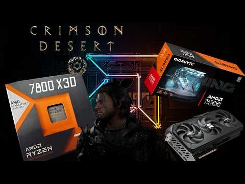 Crimson Desert - 1440p FSR Redstone TEST - AMD FSR Ray Regeneration RX 9070 + 7800X3D