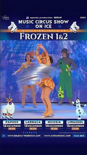 Highlights of FROZEN 1&2 in Music Circus Show on Ice