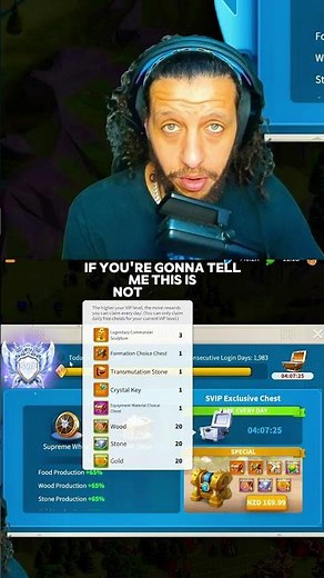 Is SVIP Worth it in Rise of Kingdoms #boomboom #wtfunny #gaming #frontflip #riseofkingdoms