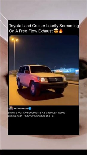 The Ultimate V8 Sound: Toyota Land Cruiser #trending #viral