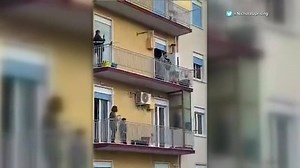 15K views · 347 reactions | While 60 million people in Italy remain under lockdown, many are choosing to serenade their neighbours. Check out these neighbours in Sicily who had an impromptu performance on their balconies  | Breakfast Television | Facebook