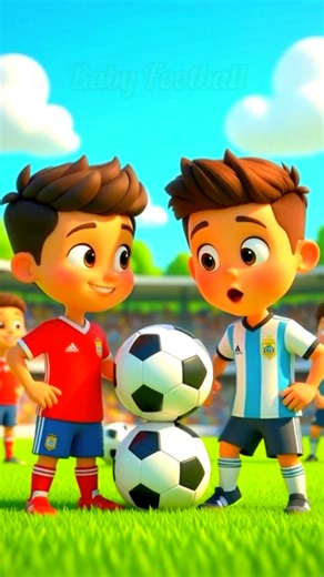 Baby Ronaldo vs Baby Messi ⚽🔥