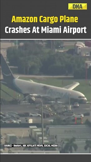 Watch: Amazon Cargo Plane Crashes At Miami Airport | Five Killed In Fiery Runway Overrun