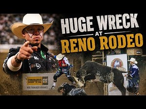 One of the Most EXTREME WRECKS at Reno Rodeo - Behind the Chutes #249