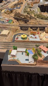 A quick look at more of the layout. #nscalemodeltrains #passengertrain #race #freighttrain #nscale #railroad #train #Arizona | Arizona N Scaler