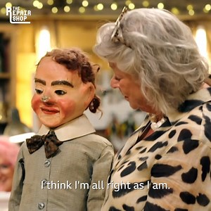 As an 11-year-old with undiagnosed dyslexia, Alison found solace and confidence in Ventriloquist Puppet George, and her creativity began to flourish. | The Repair Shop